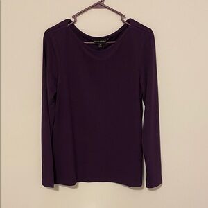 Banana Republic Deep Purple Long Sleeve Top